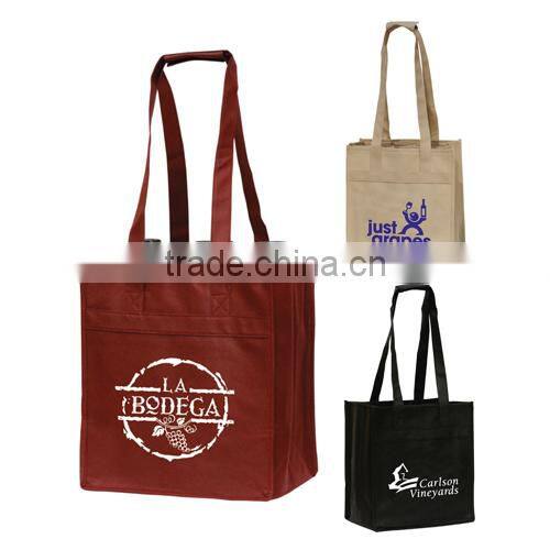 Wholesales cheap wine carry bag (6 bottles)