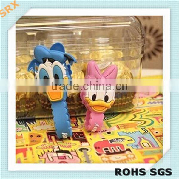 OEM Fashion Miki duck earphone cable winder/cord holder