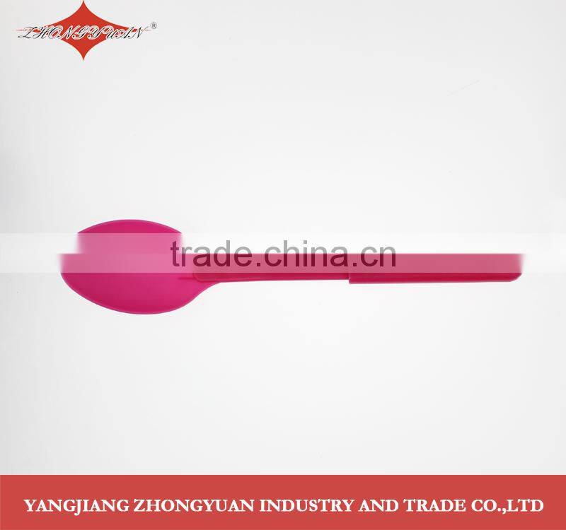 2014 hot sell 6 pcs set nylon plastic kitchenware with colorfui hook handle