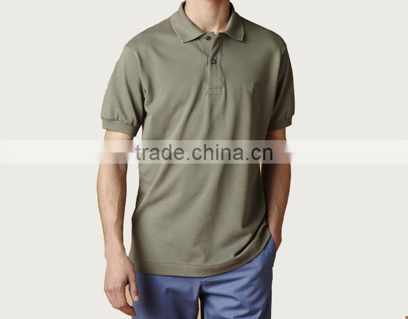 Mens 100% Cotton Pique New Style Army Polo Shirt