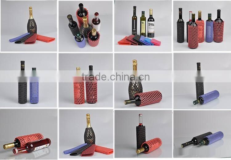 Factory Directly Fda Test Wine Bottle Foam Sleeve Net