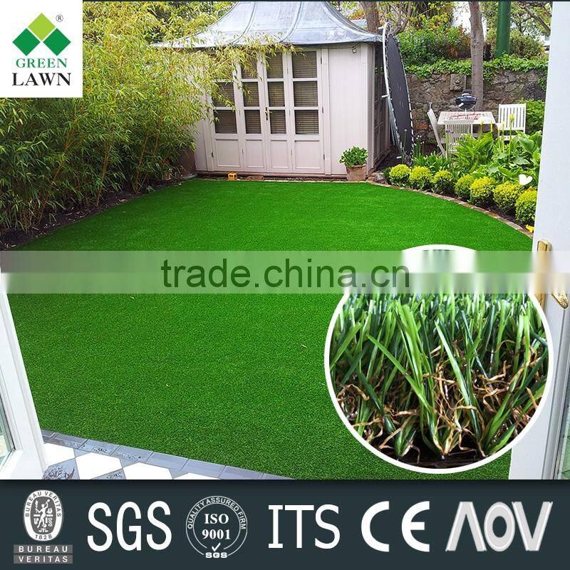 China turf plastic artificial lawn garden synthetic turf