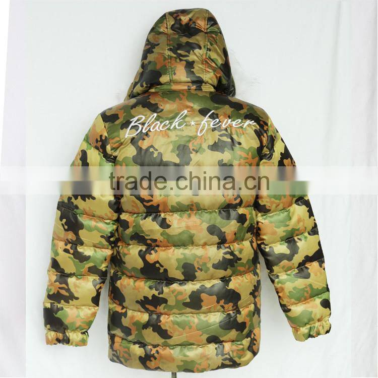 2015 New Design Mens Down Jacket with Hoods