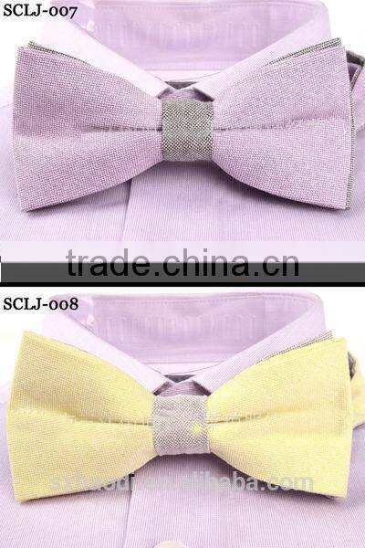 HD-T127 New fashion classic polyester colorful custom bow tie