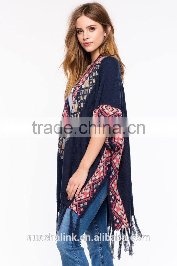 new style ladies fashion blanket cape sweater wholesale alibaba