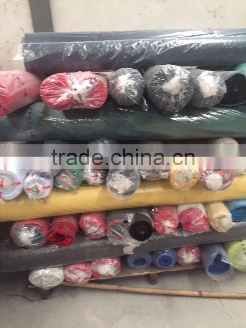 PVC Coated Fabric Stock Lot For Bags and Luggage, Polyester Oxford Fabric Stock Lot
