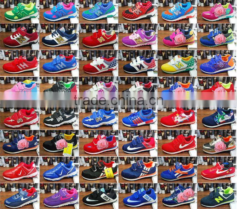 GZY kids sports shoes breathable causal high quality mesh material stock 2017