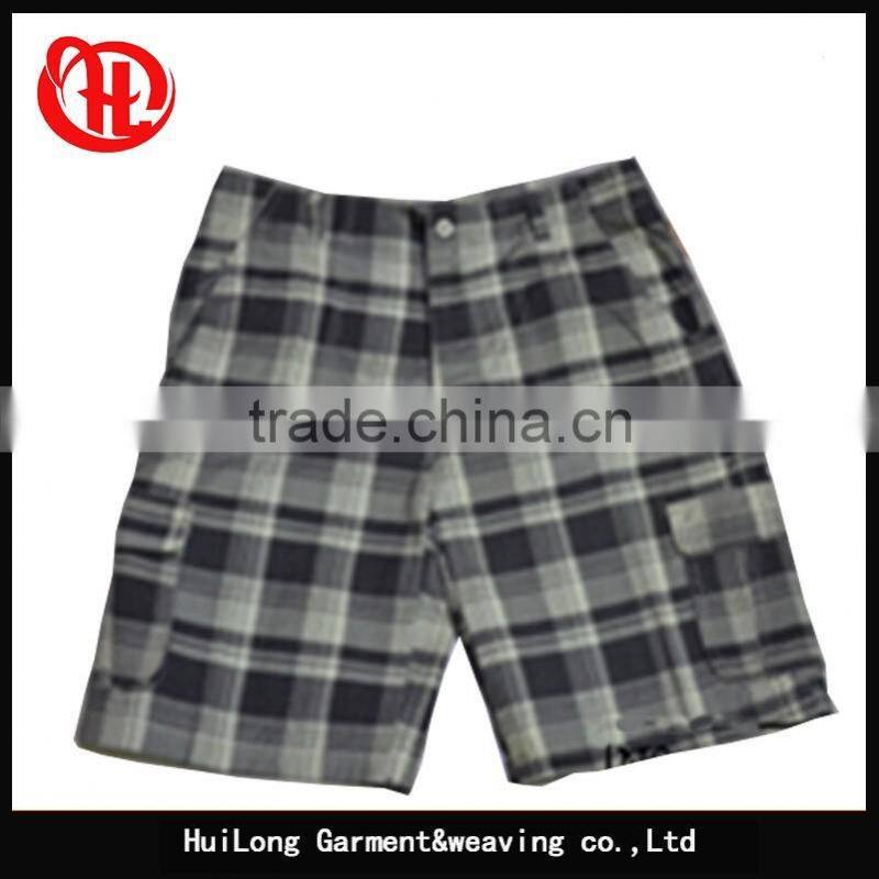 short pants cheap trousers bulk wholesale cargo mens plaid shorts