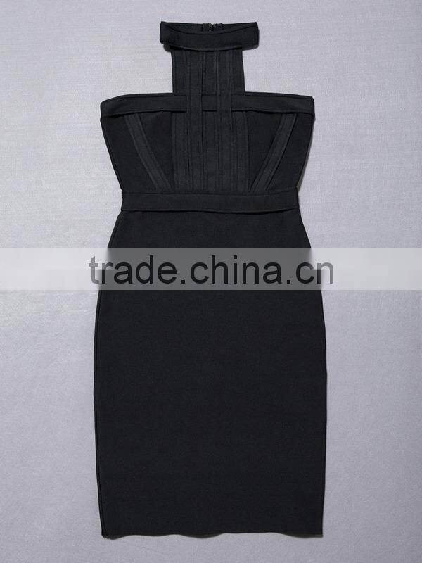 2015 wholesale Sexy Women Bandage Dress Cropped Outfit one Piece Bodycon high quality Dress H1243