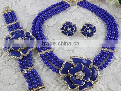 Bestway African Big Beads jewelry Fashionable Party Jewelry Sets