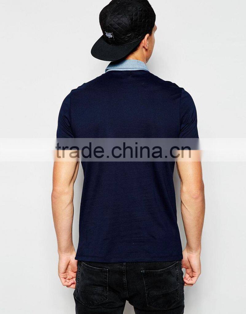 High quality plain dyed Short sleeve 100% Cotton Polo Shirt wholesale china
