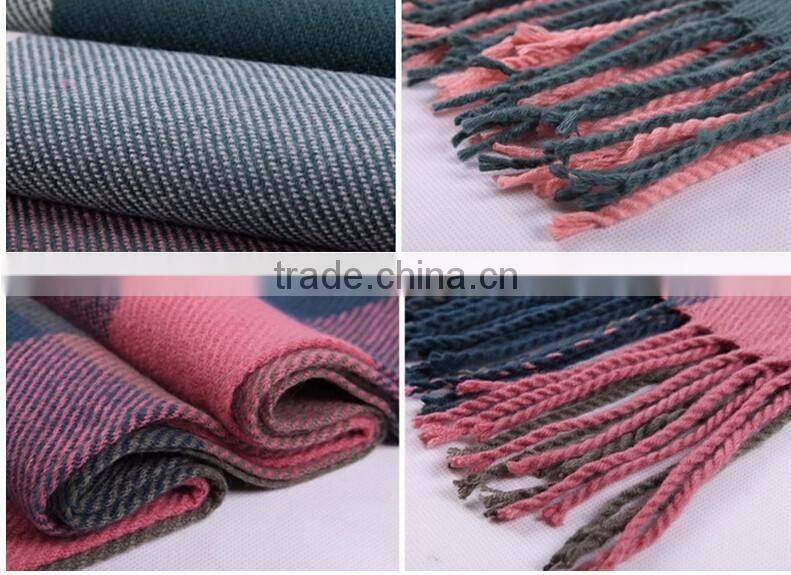 textured pashmina scarf tartan plaid pashmina shawl scarf