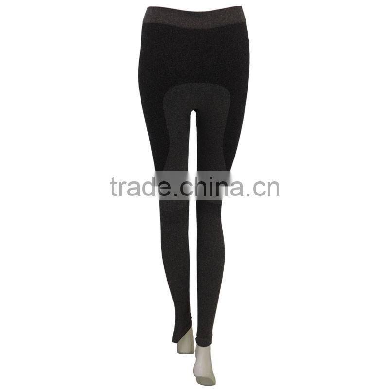 Black tight yoga panties seamless leggings elastic brand women fitness legging