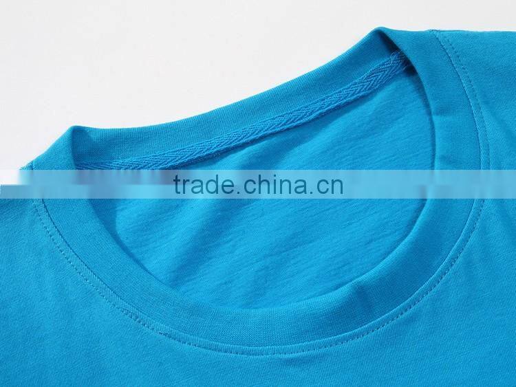 Wholesale price men round neck high quality blank white t-shirt