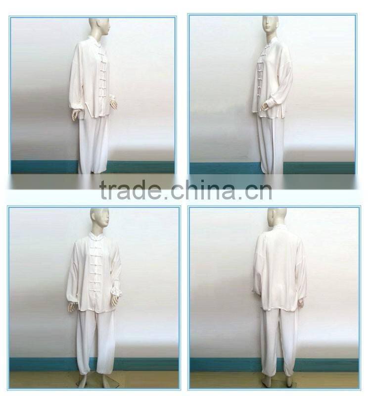Factory price OEM unisex cotton tai chi Kongfu uniform suit art uniform Chinese Kongfu uniform