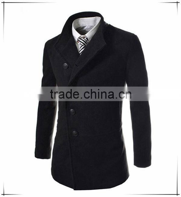 2016 winter new design military wool trench coat