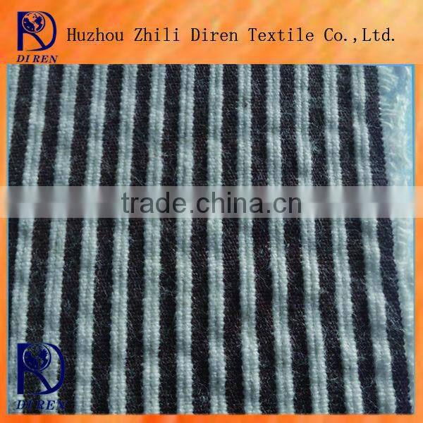 100 cotton brown stripes seersucker fabric china wholesale