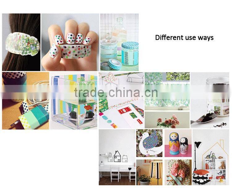 3 patters Japan Washi tape gold stamping point patterns paper tape 1.5cm*10m