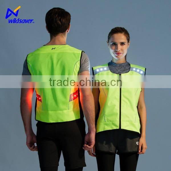 LED Flashing Warning Safety high quality custom sportswear