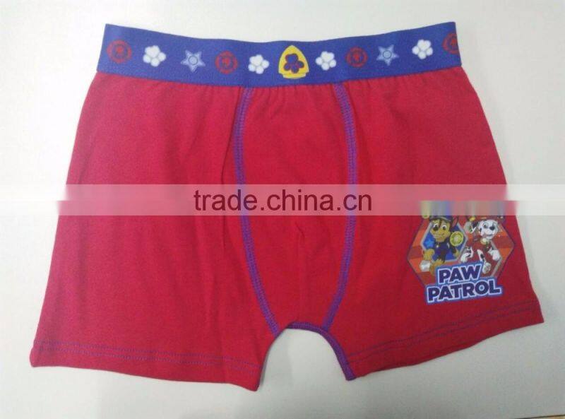 New design boxer hot sale boys brief 90%cotton 10%elastane fashion Children underwear