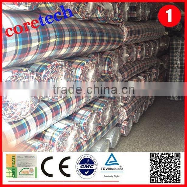 High quality wholesale yarn dyed flannel fabric factory