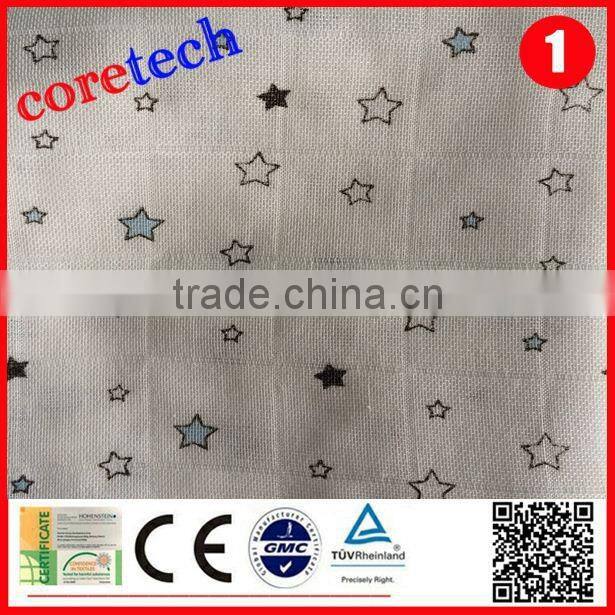 Organic anti-bacterial baby nappy fabric wholesale, printed diapers