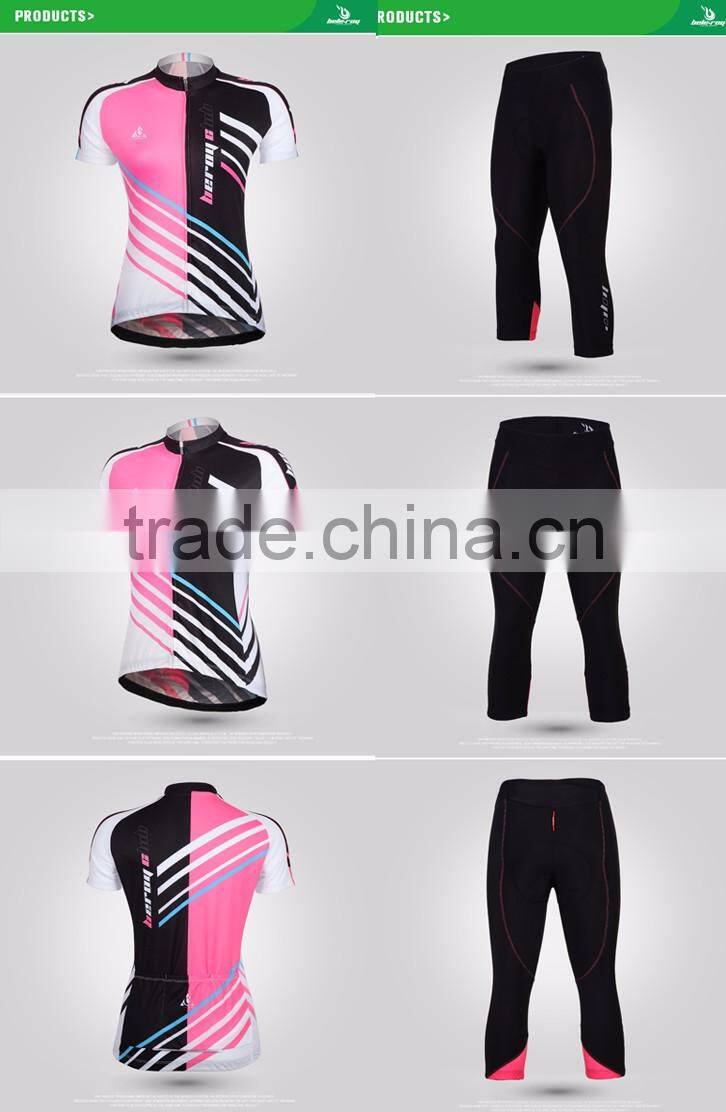 BEROY best road racing bicycles apparel,latest popular cycling gear short sleeve for women