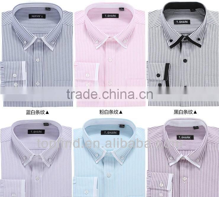 2014 men's long sleeve dress cotton shirt