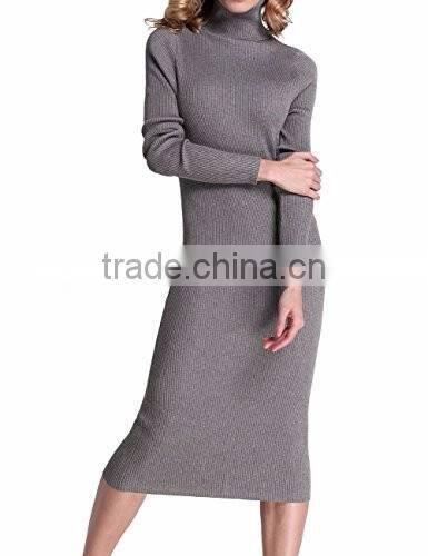 2017 Latest Long Designs Girls Sweater Dress