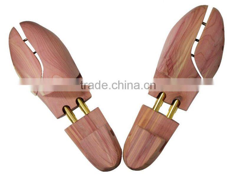 Metal cap high quality assorted sizes cedar shoe tree
