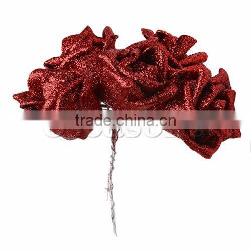 Beautiful Red Rose Flower Flowers Artificial Wedding Decoration