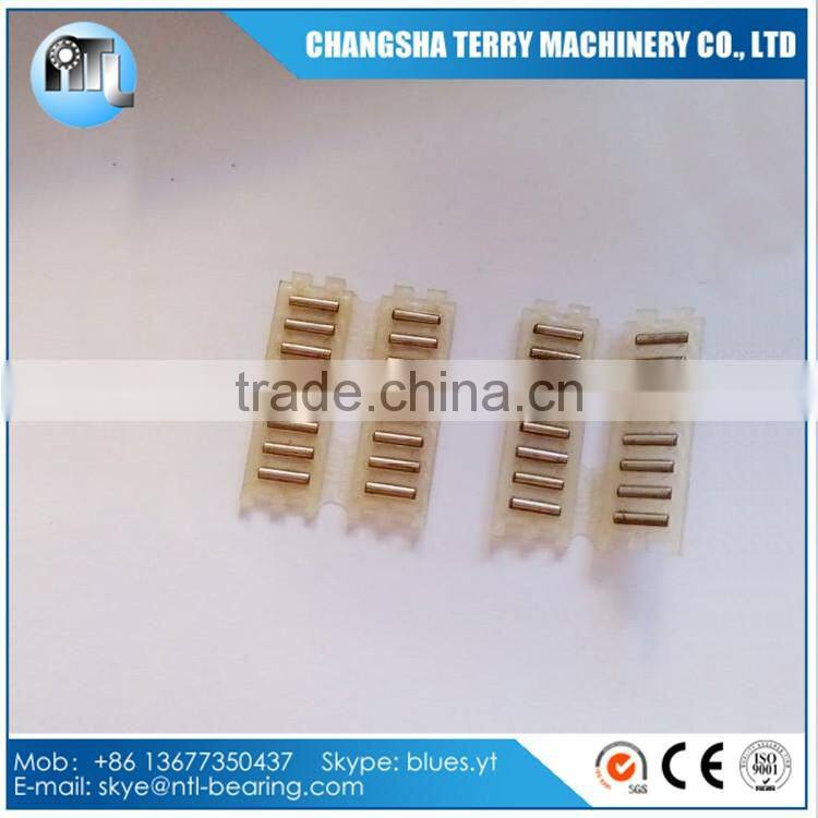 Nylon straight line needle bearing FF3555ZW with Two rows linear flat rollers