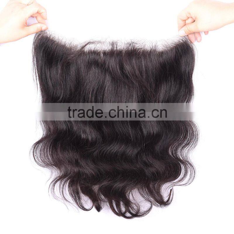 Alibaba hot sale product Lace Frontals with Baby Hair , Human Hair Lace Frontal Piece