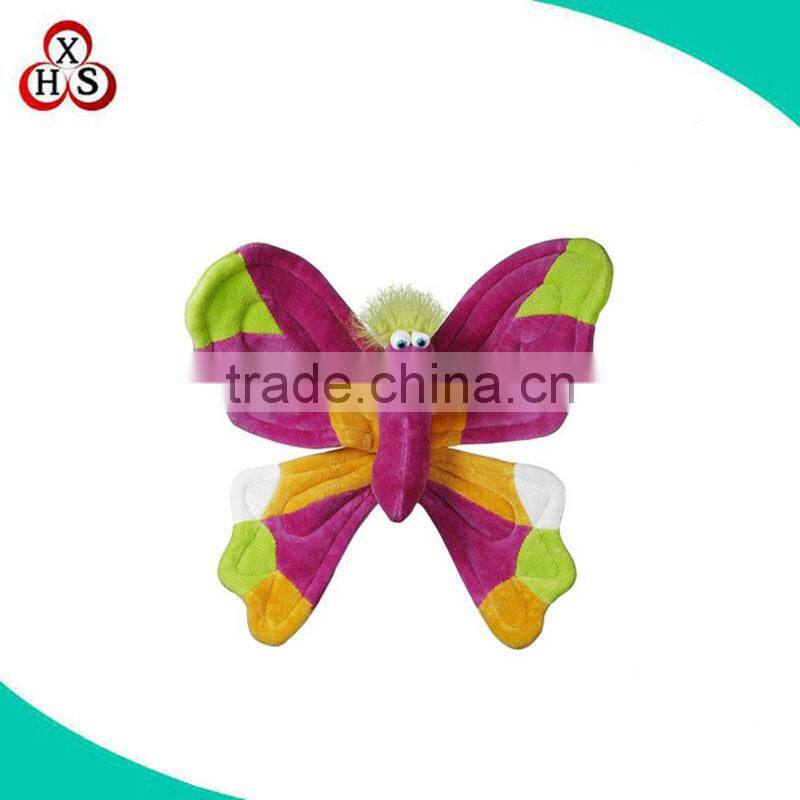 Cheap custom keychain plush butterfly stuffed toy