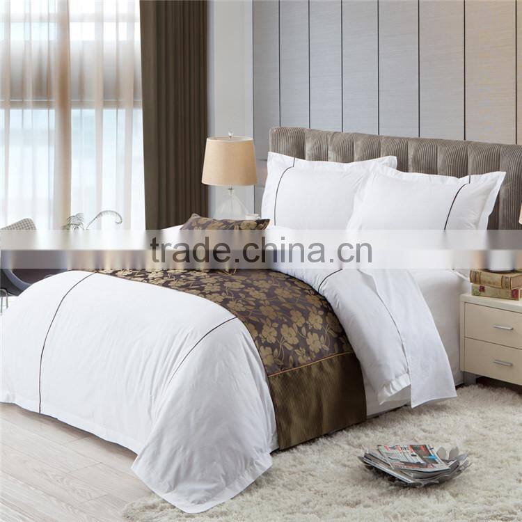 5 Star hotel 100% cotton bedding set bed sheet bedding set China supplier