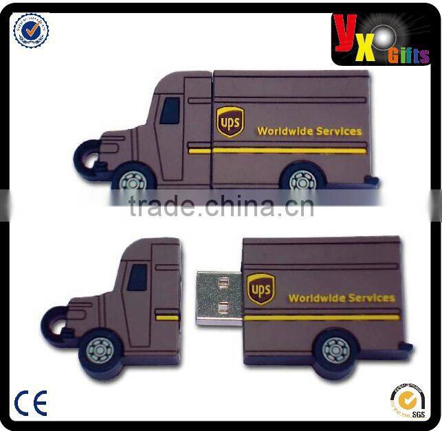 China supplier high quality custom usb flash drive , 4GB PVC bag shape USB drive