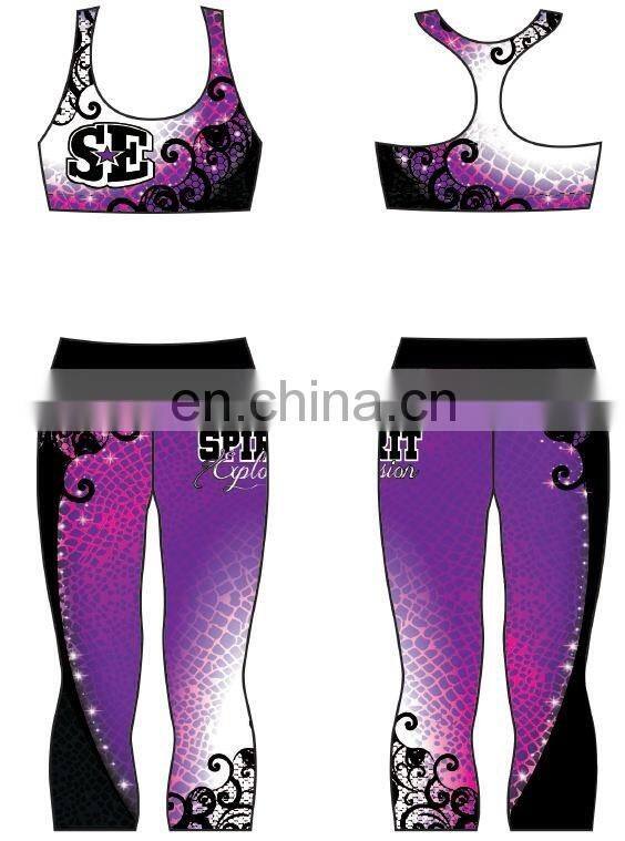 High quality girls latin practice children dance performance wear