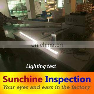 professional quality inspection of LED lighting in Fuzhou