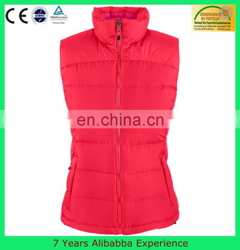 Womens White Winter Sleeveless Down Gilet - 7 Years Alibaba Experience