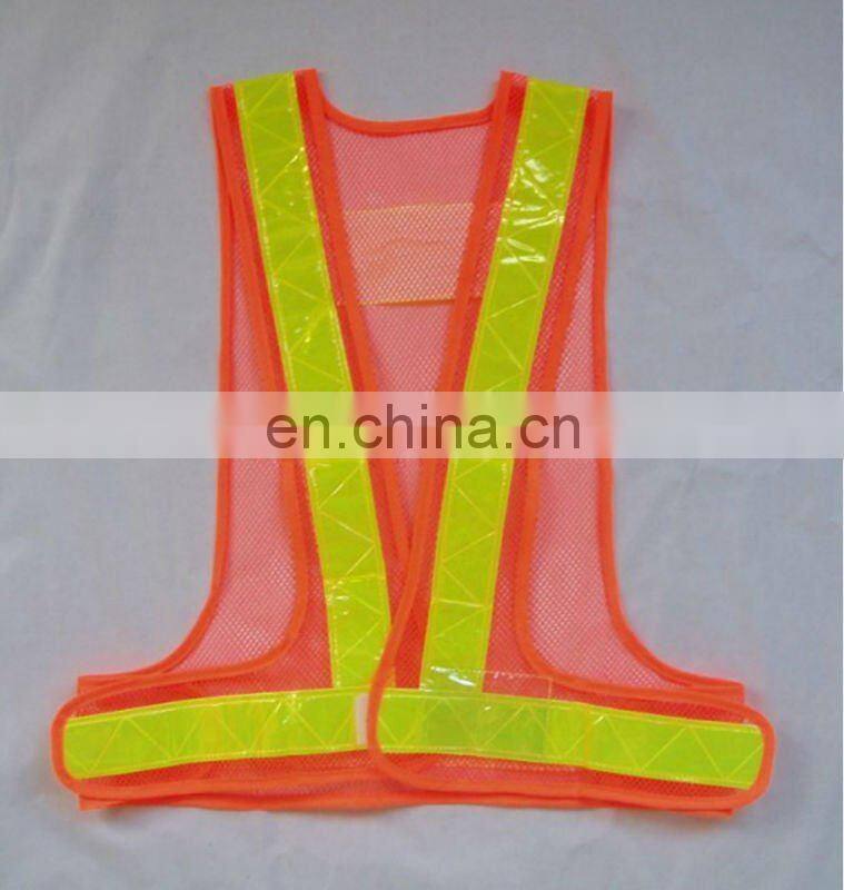 Kids 100gsm Colored Net Safety Vest With PVC Band