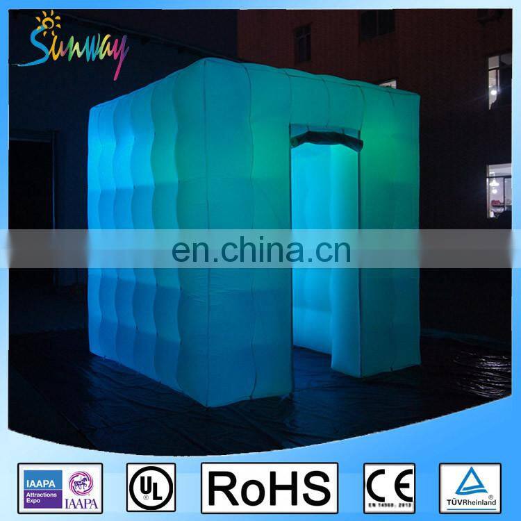 Inflatable Spray Booth , Shopping Mall Inflatable Photo Booth Enclosure Tent