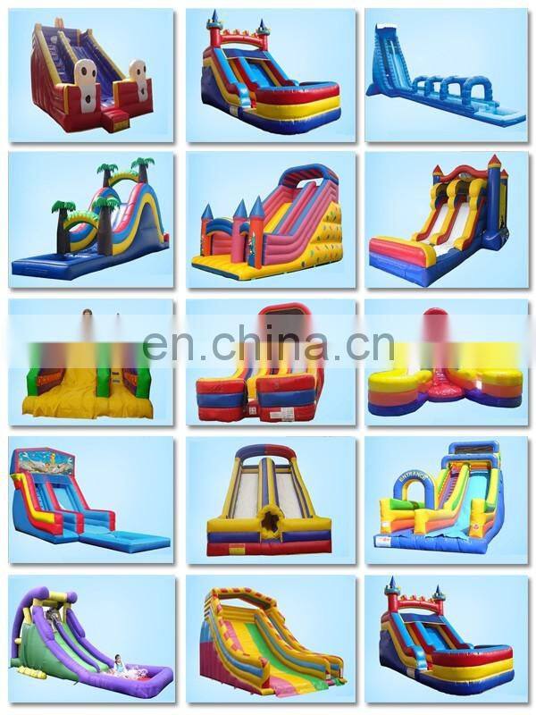 Factory direct inflatable jumping slide, inflatable bouncy castle with water slide