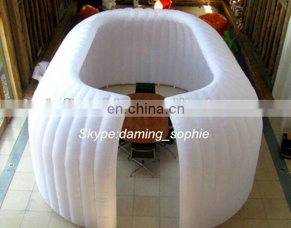 Color changing LED lighting Inflatable photo booth tent bar