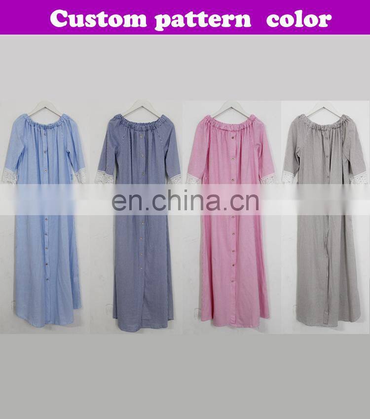 Factory direct supply islamic ladies clothing girl muslim dress for muslim girls