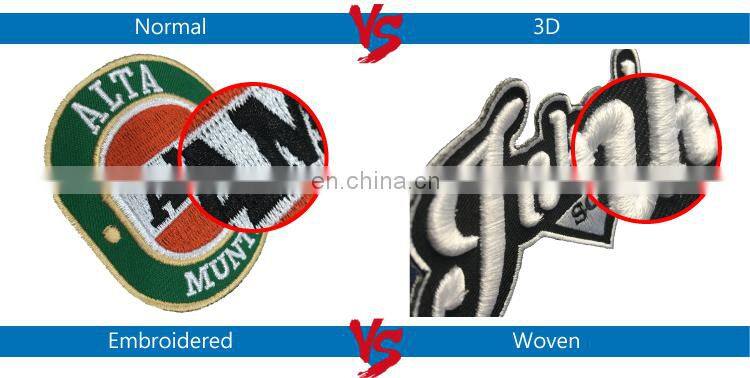 embroidery clothing brand name logo patch