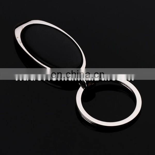 zinc alloy metal brand keychain car brand keychain oval brands keyring Guangzhou