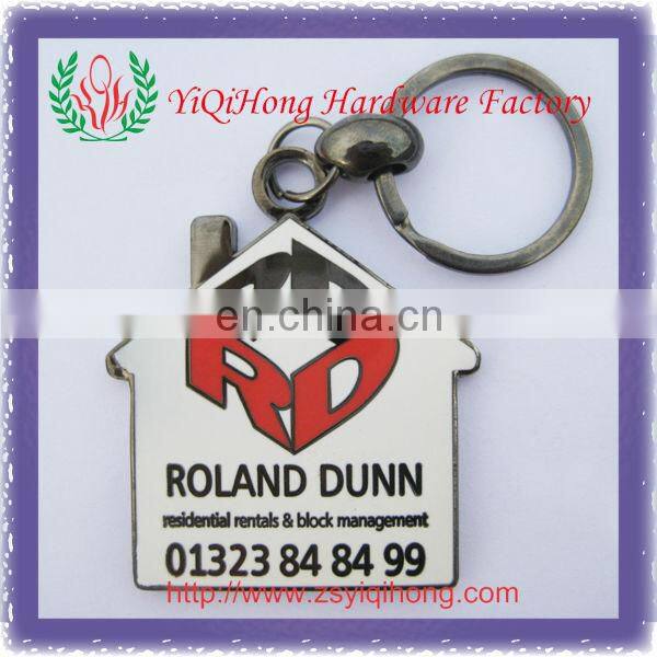 custom shaped metal keychain