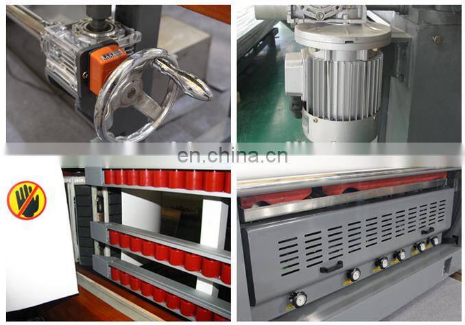 vertical straight-line Glass Edging Machine/ Glass Polishing Machine with PLC control