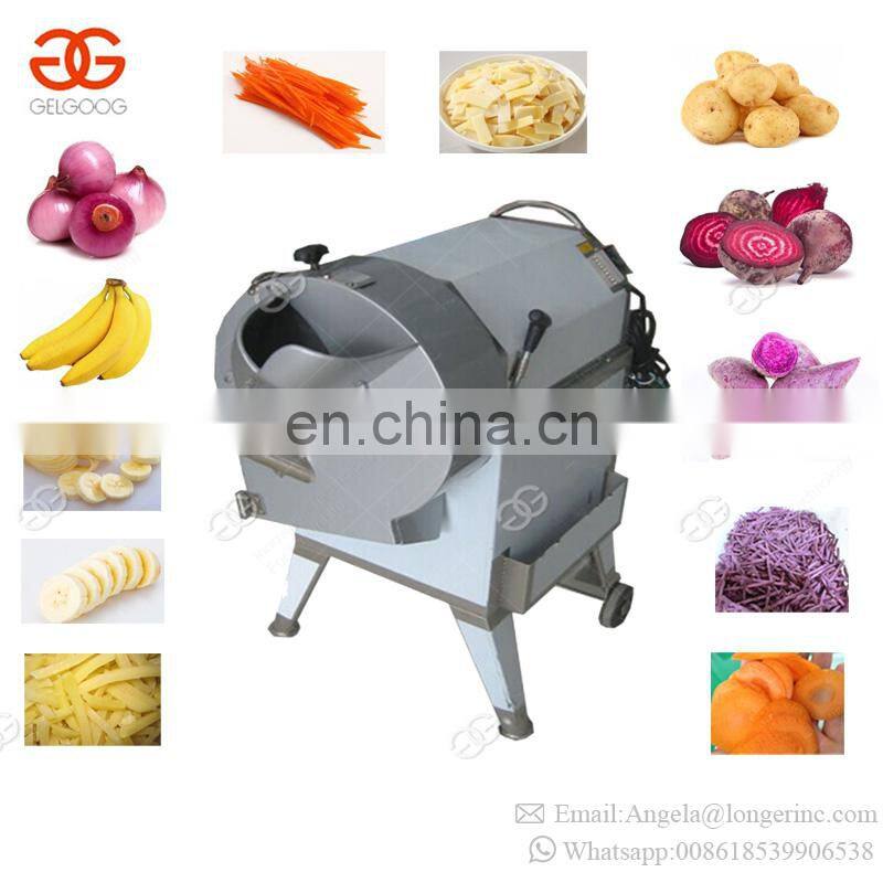 Stainless Steel Automatic Vegetable Fruit Banana Chips Chopper Cassava Potato Stick Cutter Carrot Julienne Cutting Machine Price