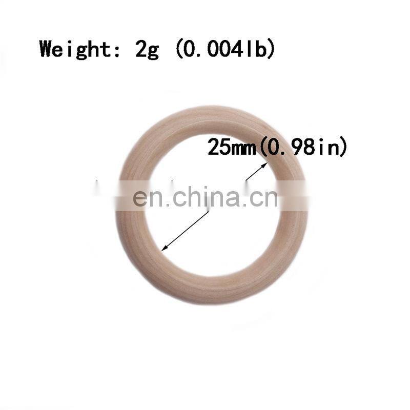 DIY Baby Grind Wooden toys Safe eco-friendly photography Wooden circle ring Infant Gift 11size